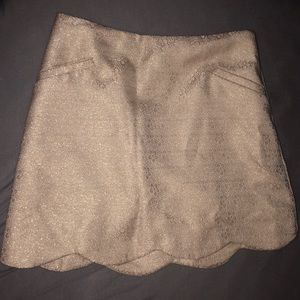 Gold skirt from Urban Outfitters